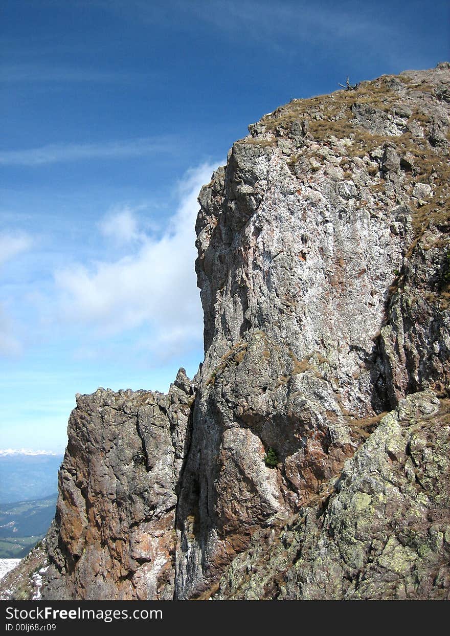 Mountains in nature with rocks grass and other plants. Mountains in nature with rocks grass and other plants