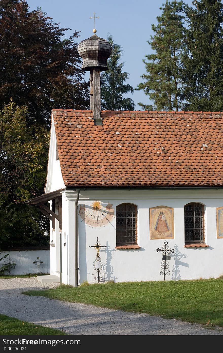 Old Chapel in the Allgau region of Bavaria, Germany. Old Chapel in the Allgau region of Bavaria, Germany.