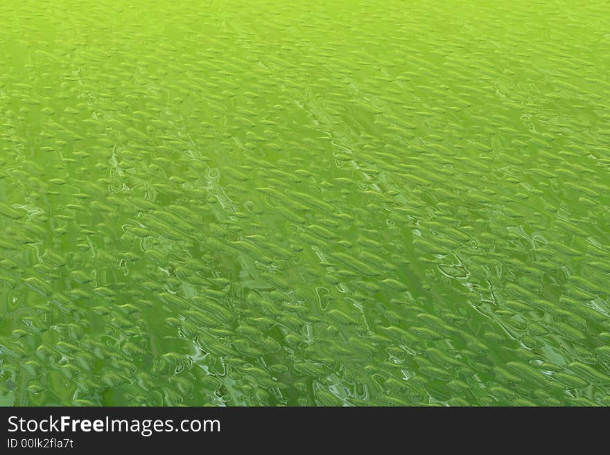 Beautiful  Abstract Green water background