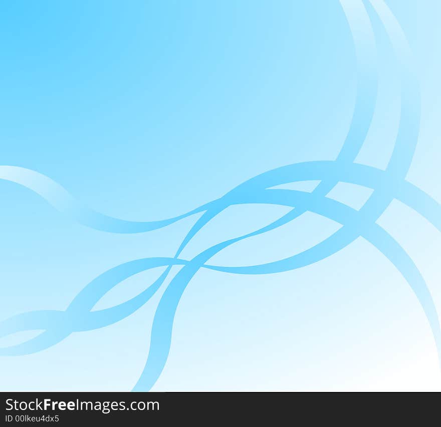 Abstract vector illustration of blue color. Abstract vector illustration of blue color