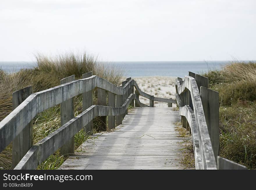 Boardwalk to the beach