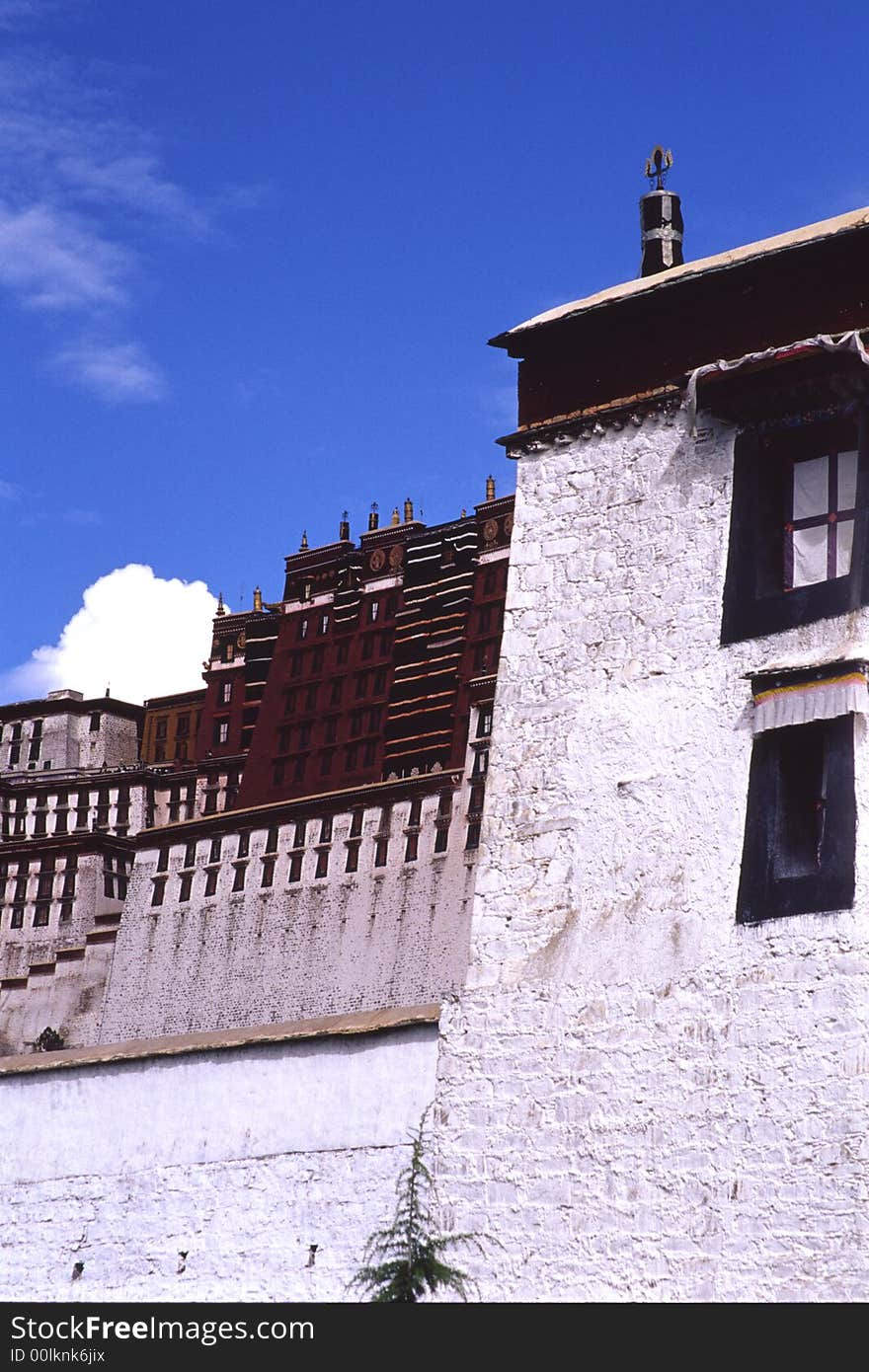It is potala palace in Tibet of China. it is a historic building.(use Koda positive film E100vs) See more my images at :)
