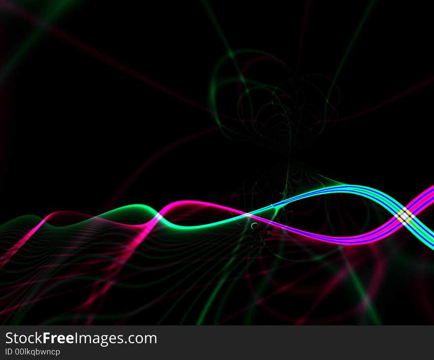 Abstract design background. Fractal illustration