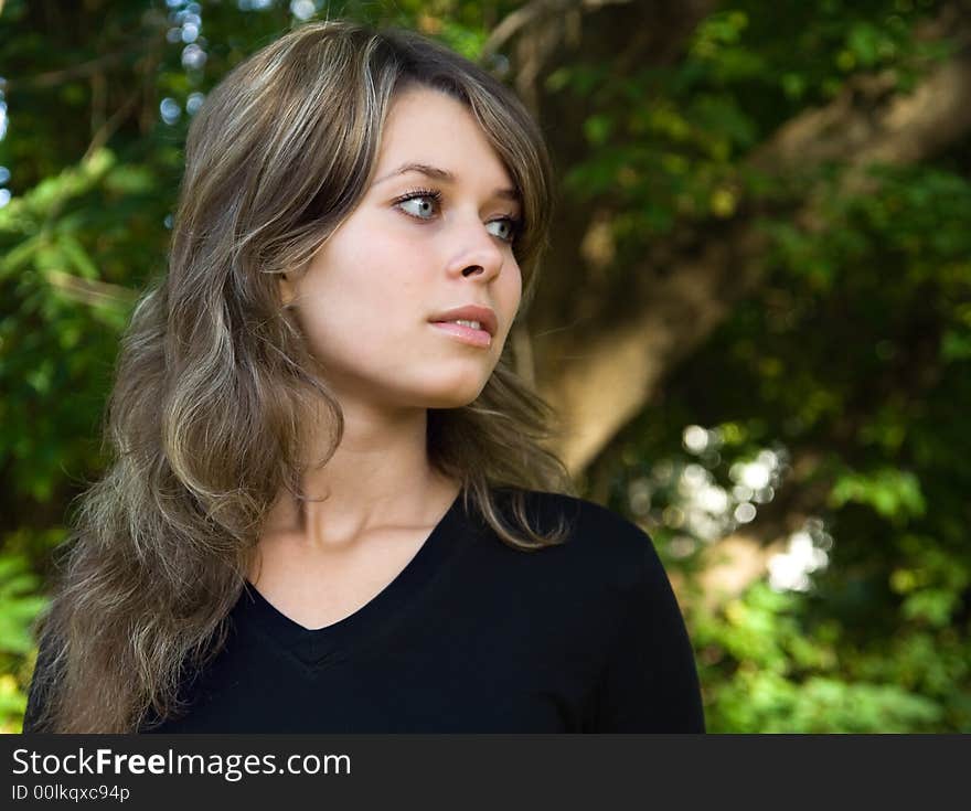 Girl In Park