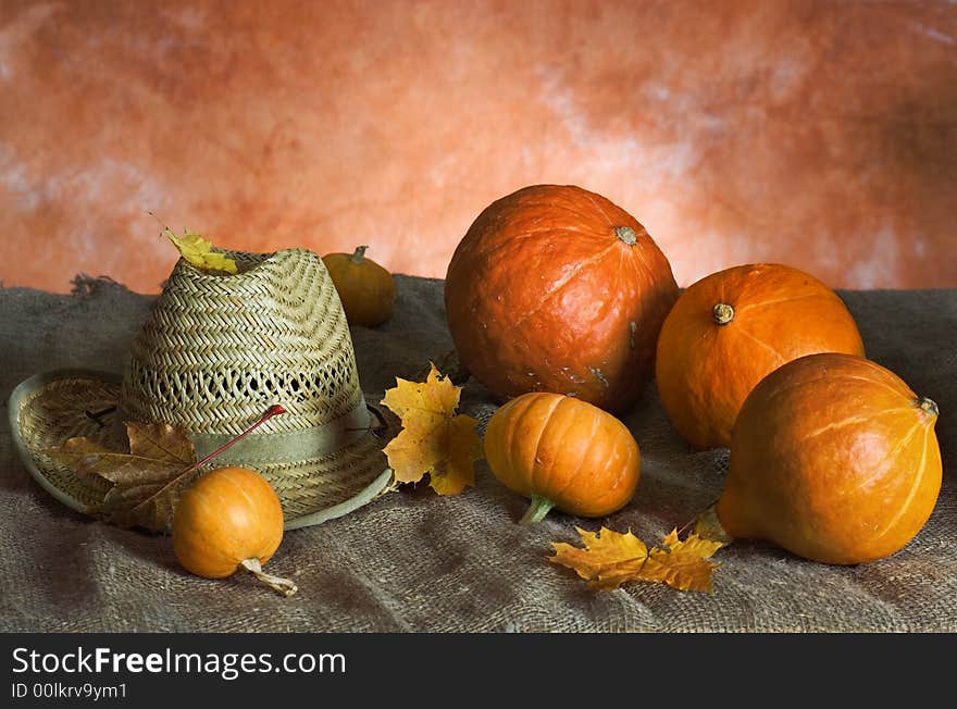 Pumpkins And Sombrero