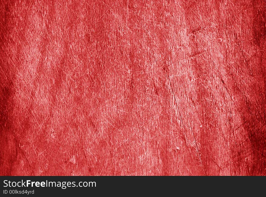 Red wood background close up