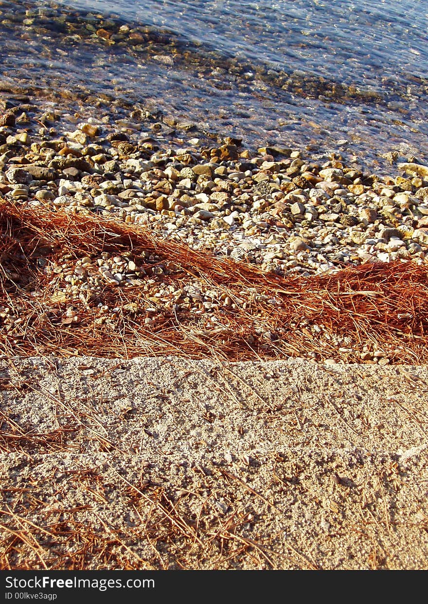 Winter beach