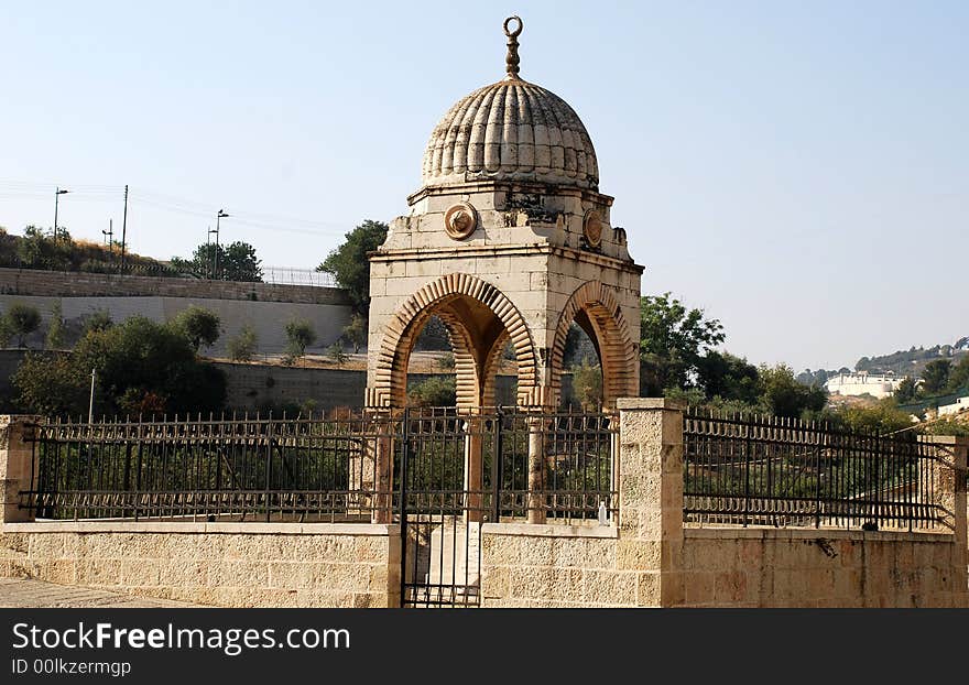 Islam chapel in old Jerusalem