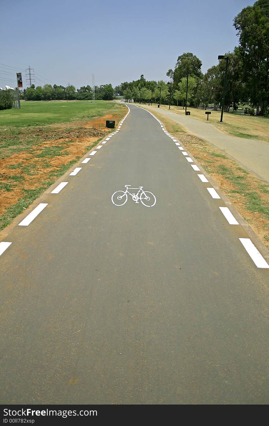 Cyclelane sign on tarmac