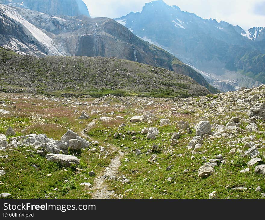 Landscape with elbrus mountains. snowy peaks. Landscape with elbrus mountains. snowy peaks.