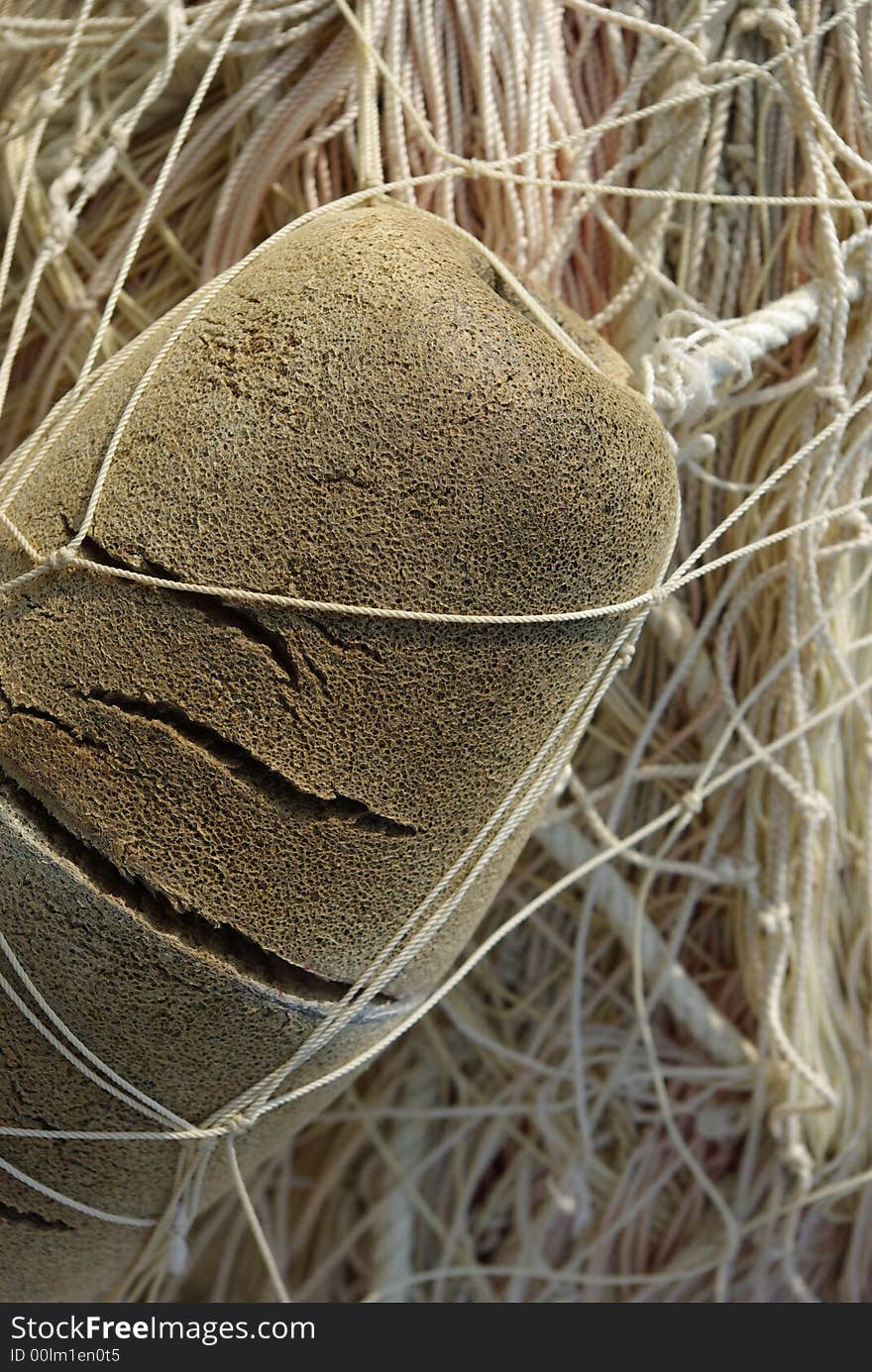 Fishing net close up,italy