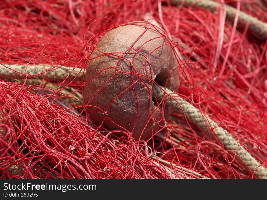 Fishing net close up,italy