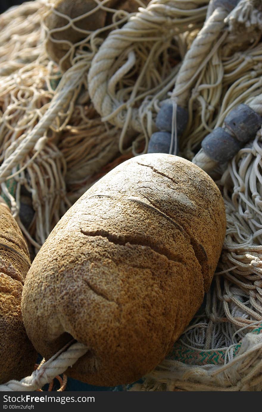 Fishing net close up,italy