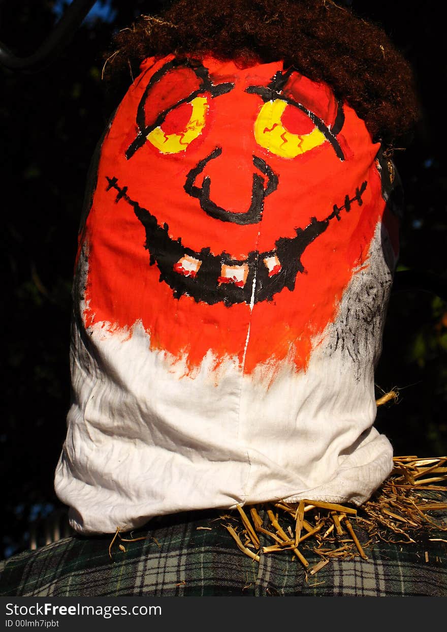 Halloween Scarecrow Face