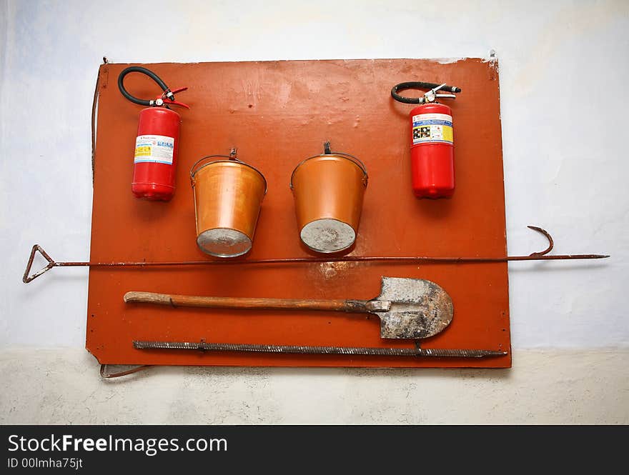 Fire-Fighting Equipment - primitive security equipment