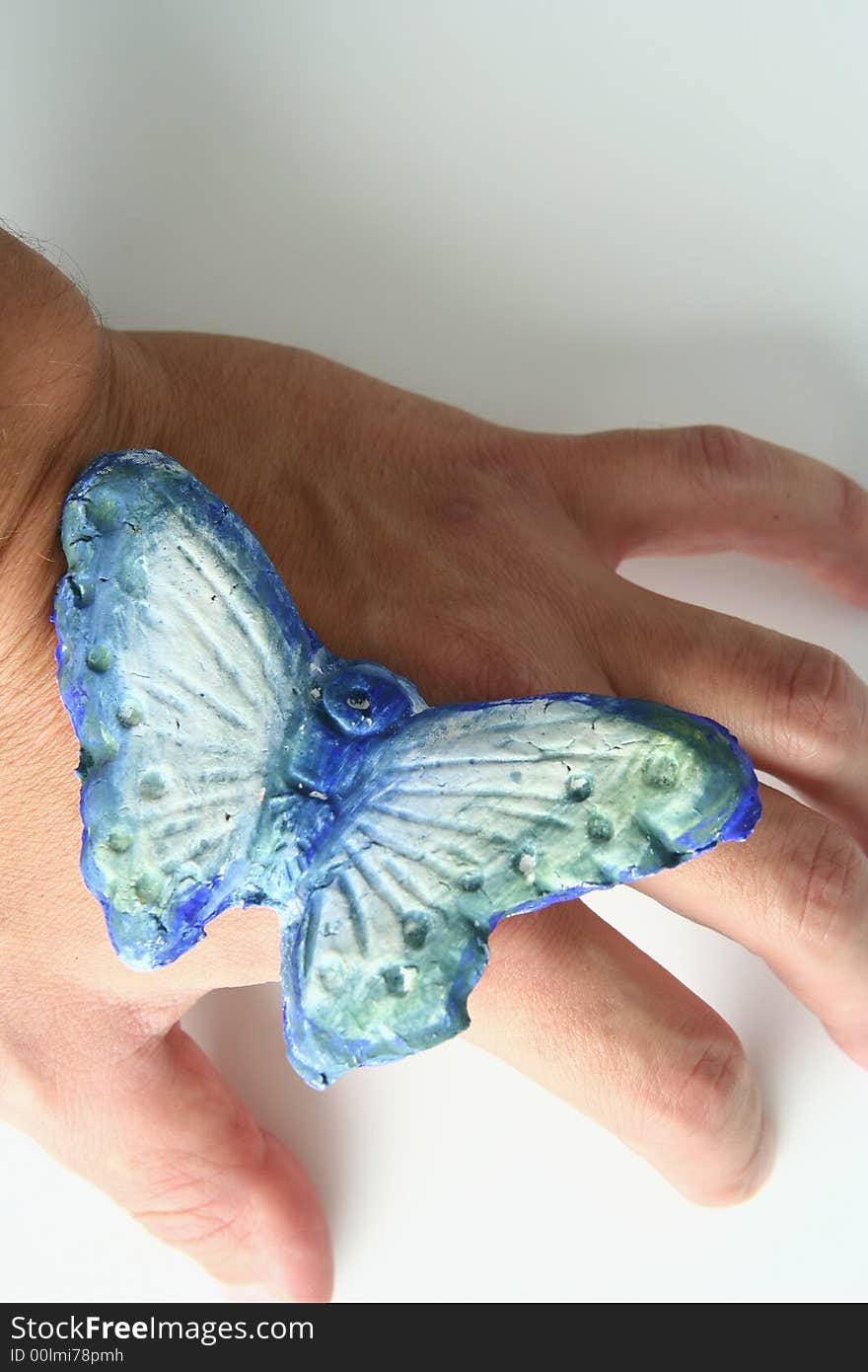 Butterfly in hand