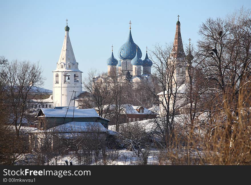 Old churches in Suzdal (Russia)