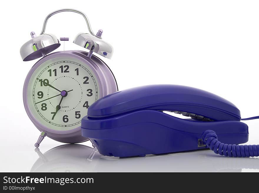 Telephone and alarm clock