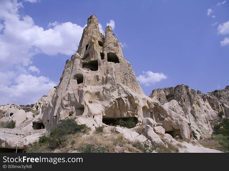 Cappadocia rock landscapes, anatolia, turkey