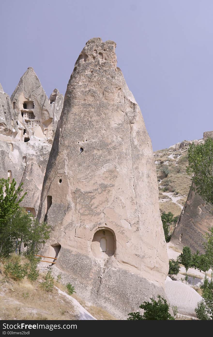 Cappadocia rock landscapes, anatolia, turkey