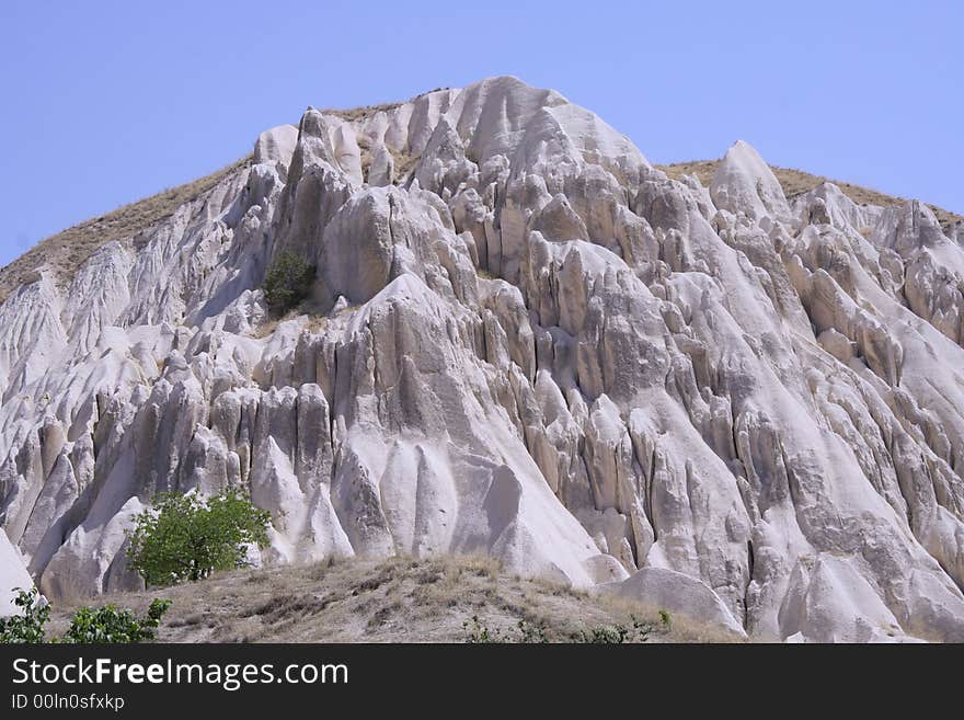 Cappadocia rock landscapes, anatolia, turkey