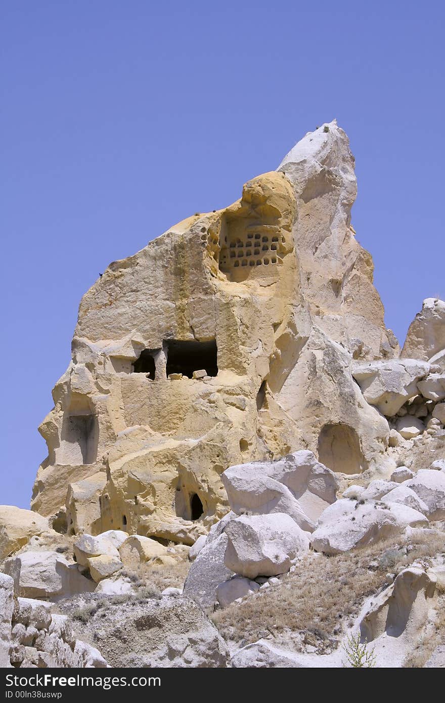 Cappadocia rock landscapes, anatolia, turkey