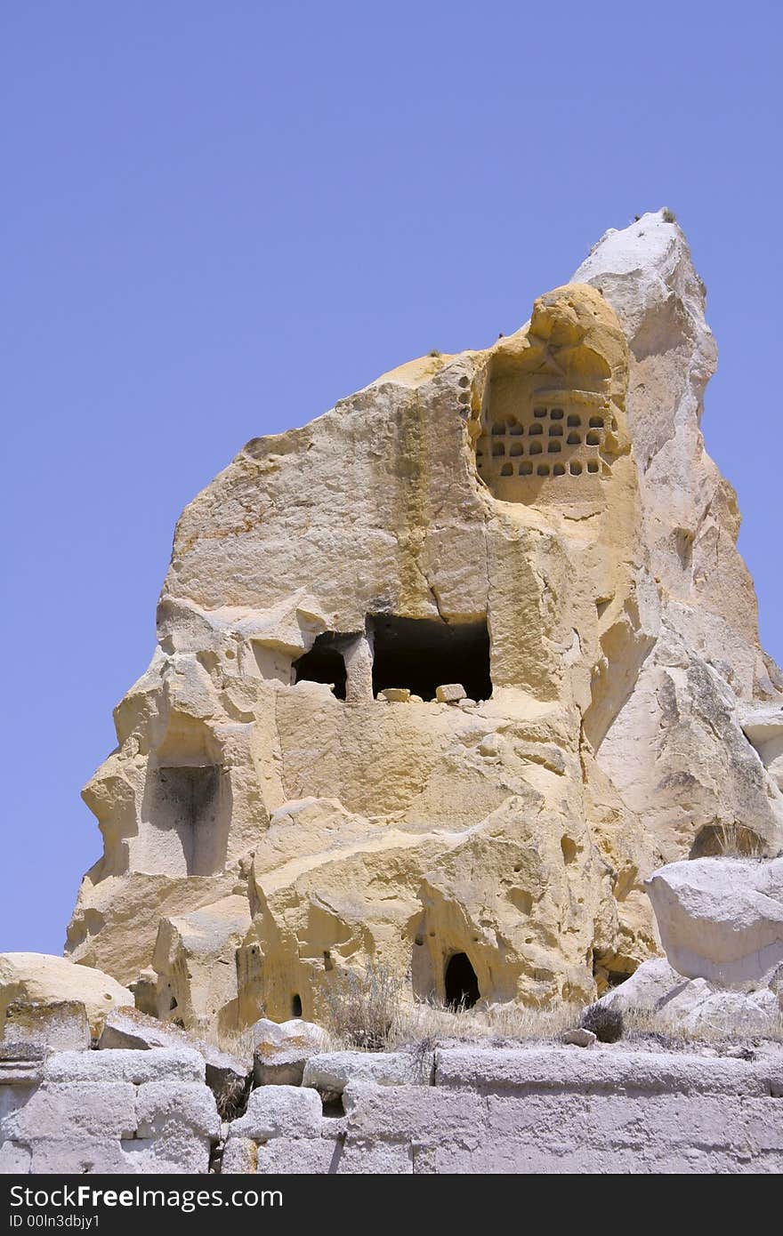 Cappadocia rock landscapes, anatolia, turkey