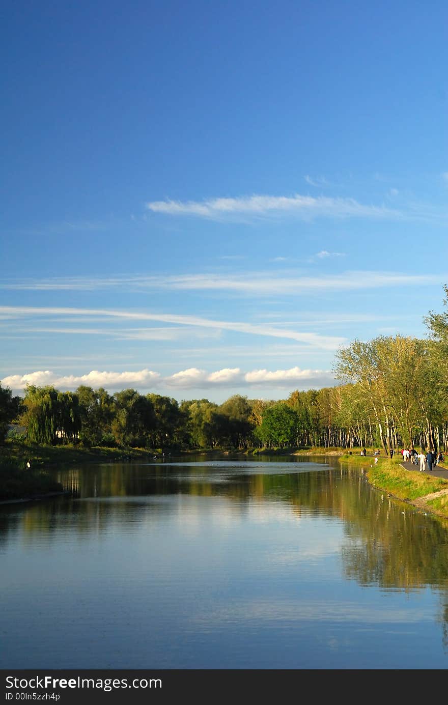 Lake In Park