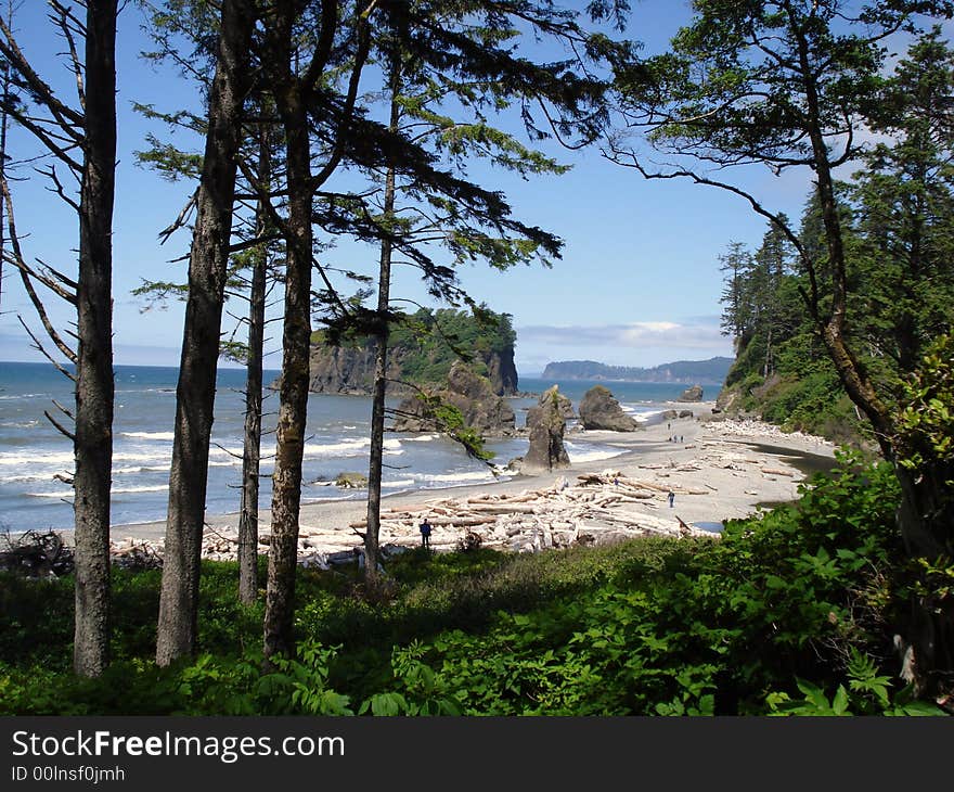 Ruby Beach is located in Olympic National Park,