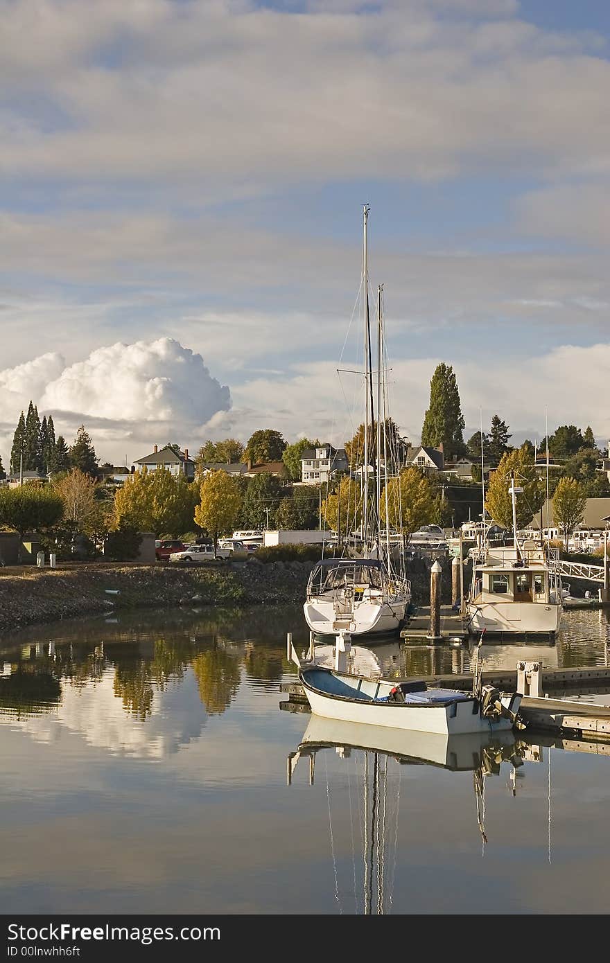 Sailboat and Clouds