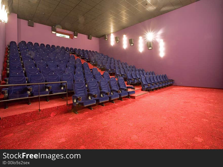 Empty Cinema Auditorium