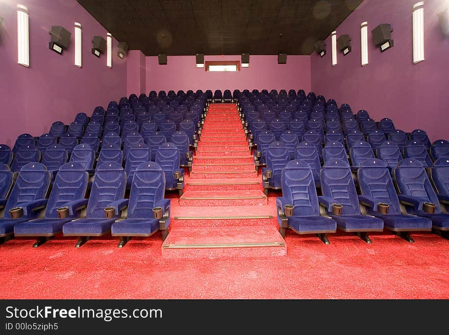 Empty Cinema Auditorium