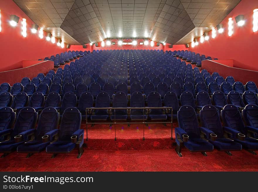 Empty Cinema Auditorium