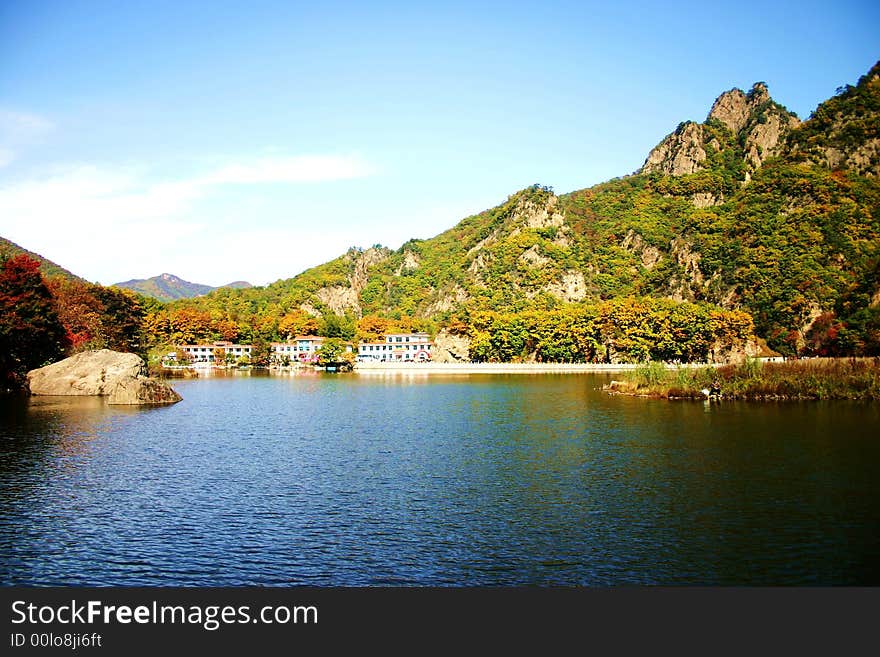 Guanmenshan mountains, benxi town liaoning province in china. Guanmenshan mountains, benxi town liaoning province in china