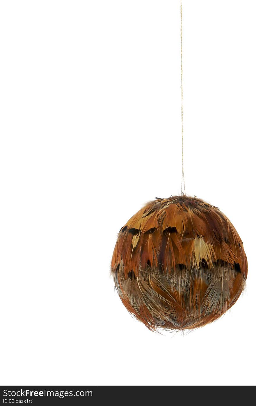 Brown hanging Christmas ornament