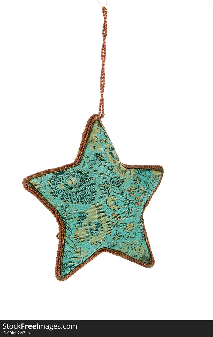 An image of a blue Christmas ornament. An image of a blue Christmas ornament