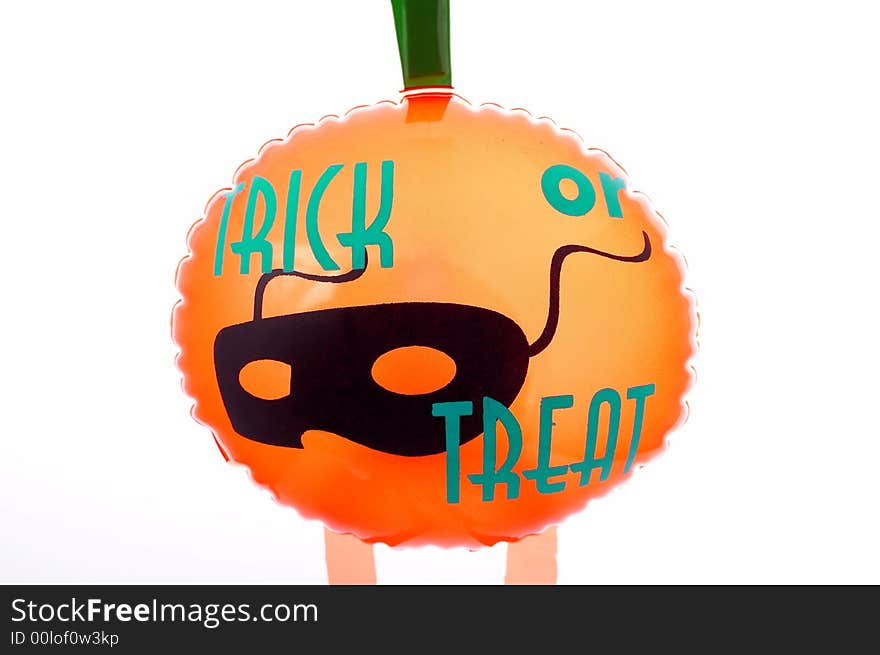 A halloween decoration isolated on a white background. A halloween decoration isolated on a white background