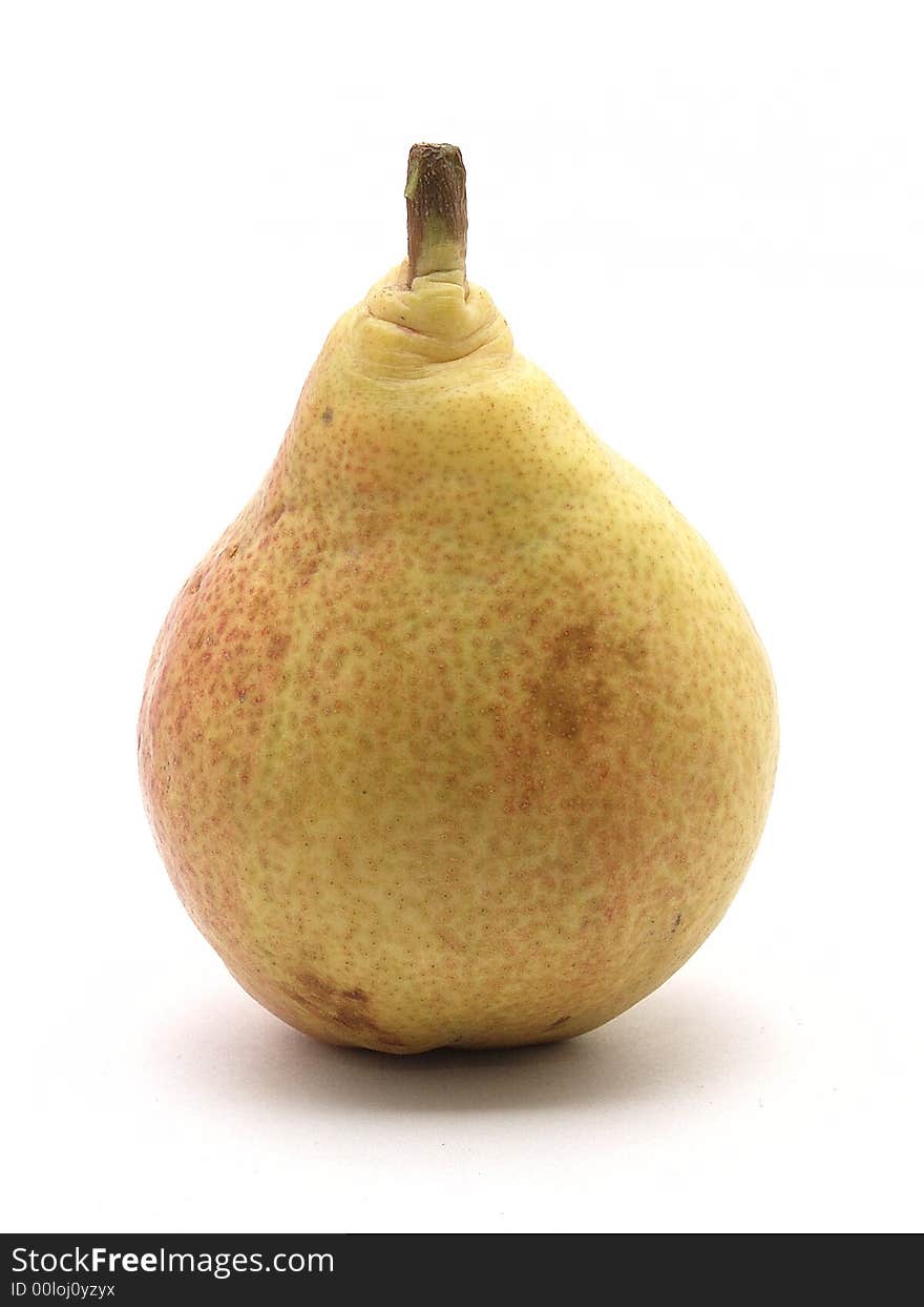 A European pear on an isolated background.