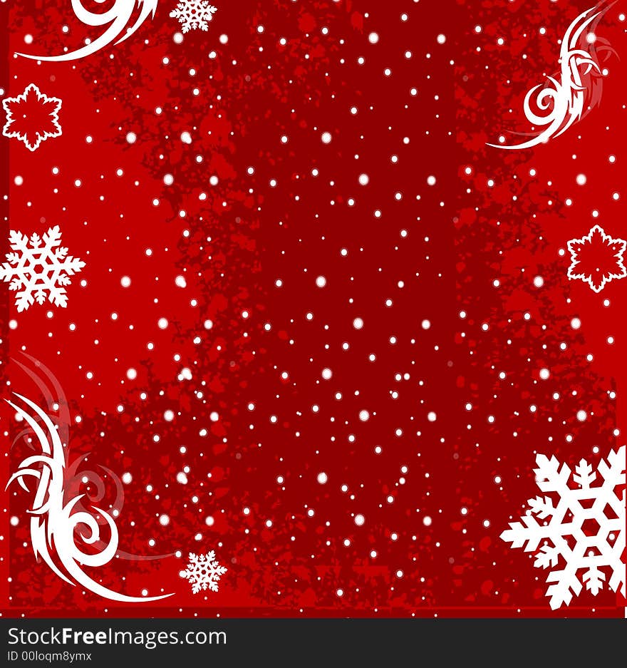 Christmas Winter Vector Background Design