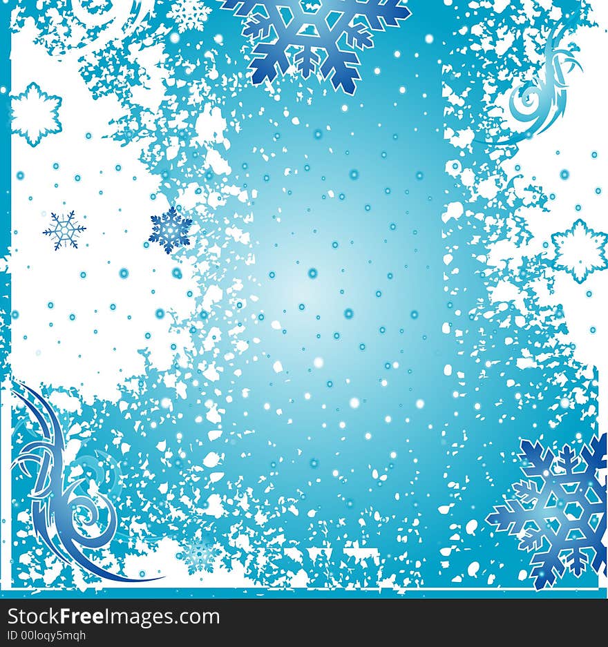 Christmas Winter Vector Backgr