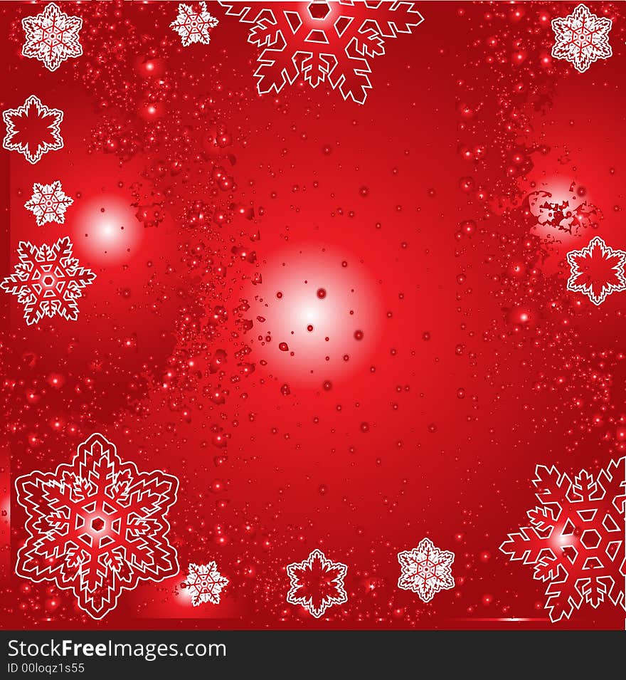 Christmas Winter Vector Background Design