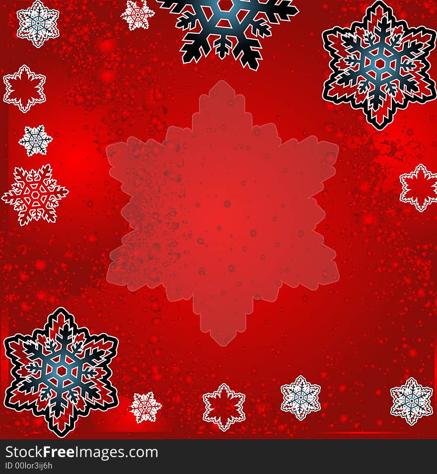 Christmas Winter Vector Background Design