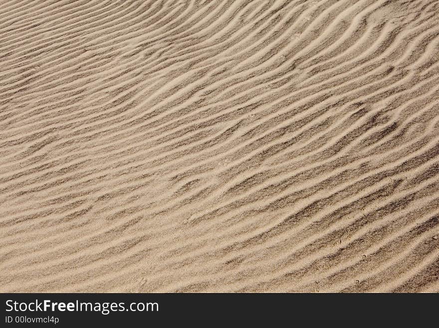 Created by wind ripples in sand. Created by wind ripples in sand