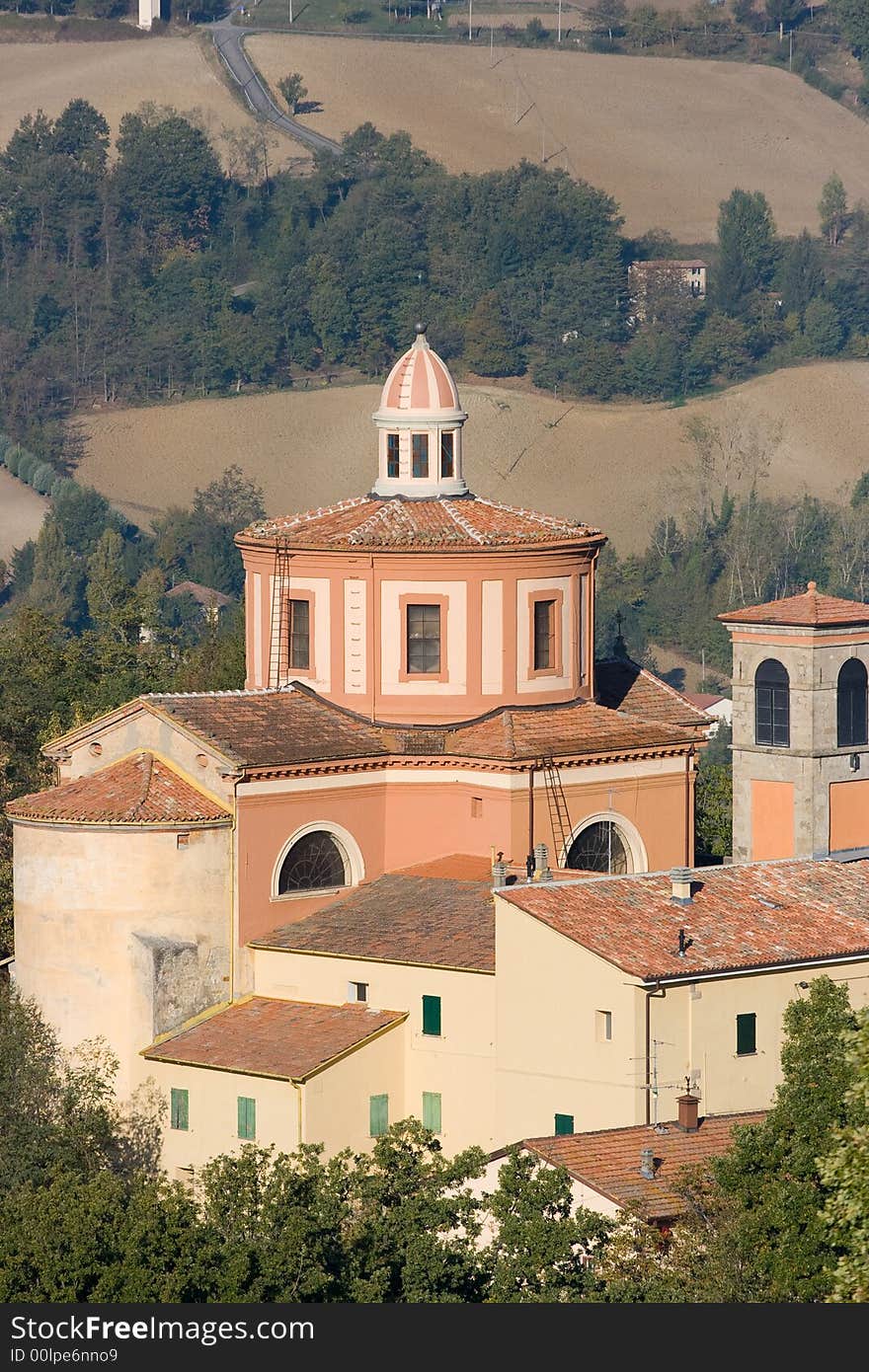 Old church of bibulano in bolognan Apennines