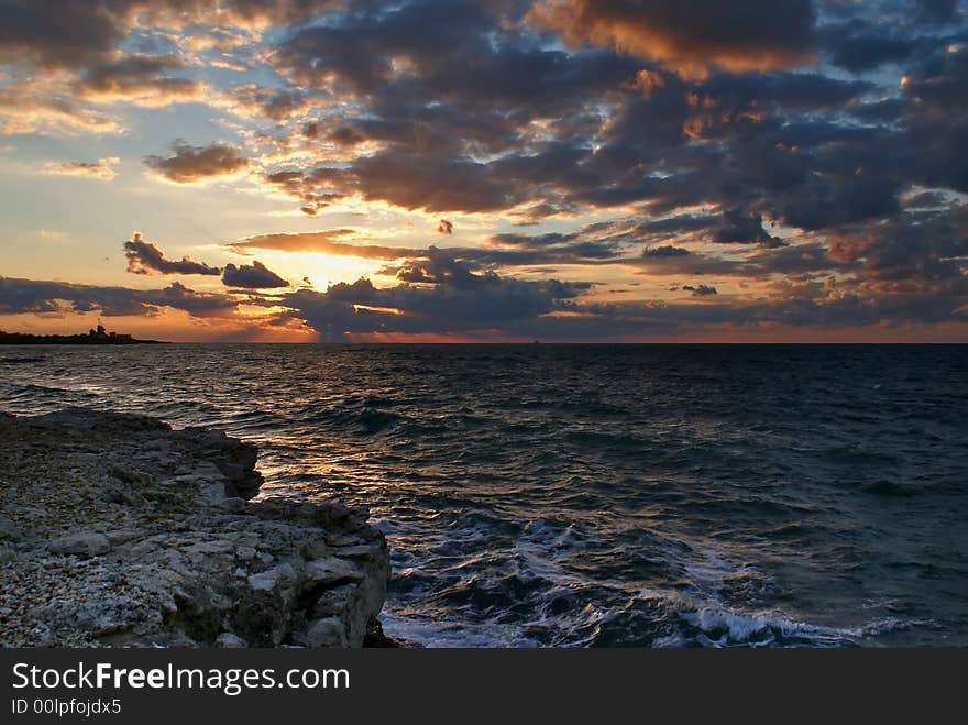 Black sea, Crimea. Chersones is an ancient Greek city - the most beautiful and interesting place in Sevastopol. Black sea, Crimea. Chersones is an ancient Greek city - the most beautiful and interesting place in Sevastopol