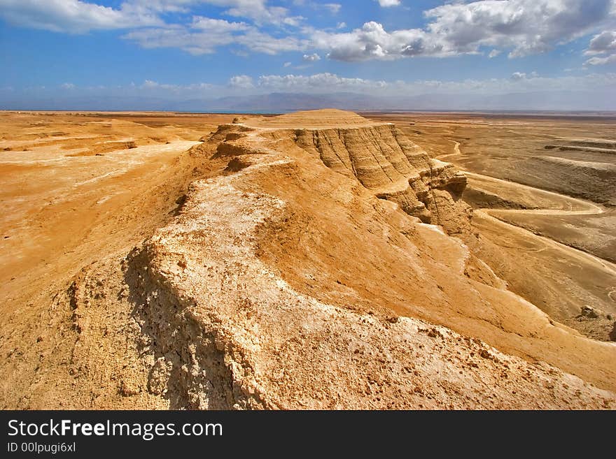 Picturesque ancient mountains about the Dead Sea in Israel. Picturesque ancient mountains about the Dead Sea in Israel