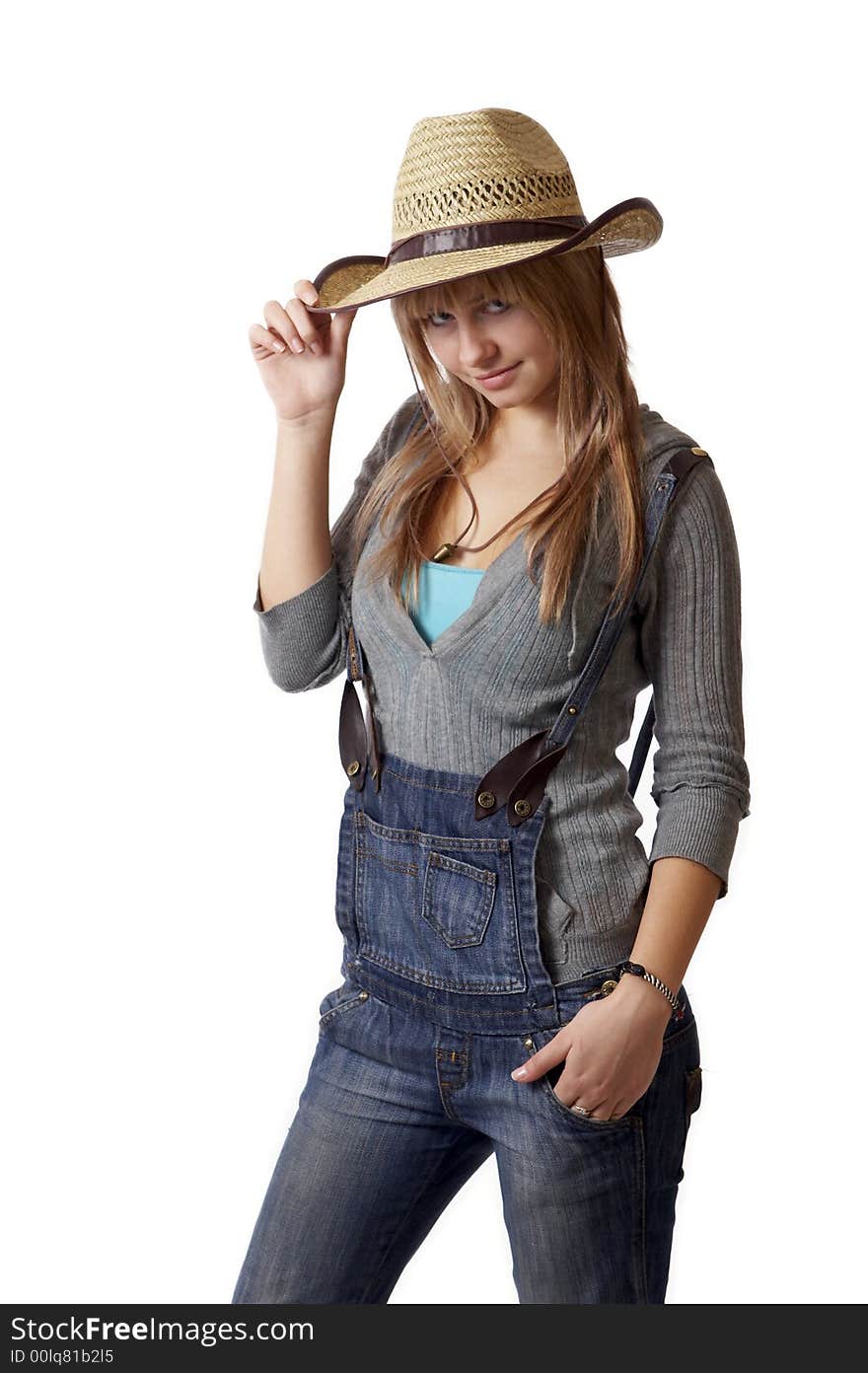 Cowgirl In A Hat