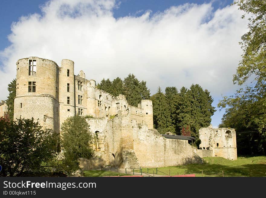 Castle in Luxembourg open to the public.