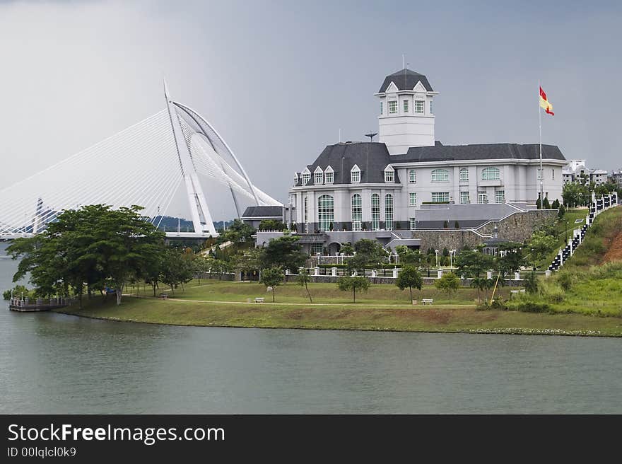 Istana Darul Ehsan, Palace of King of Selangor at Putrajaya, Malaysia