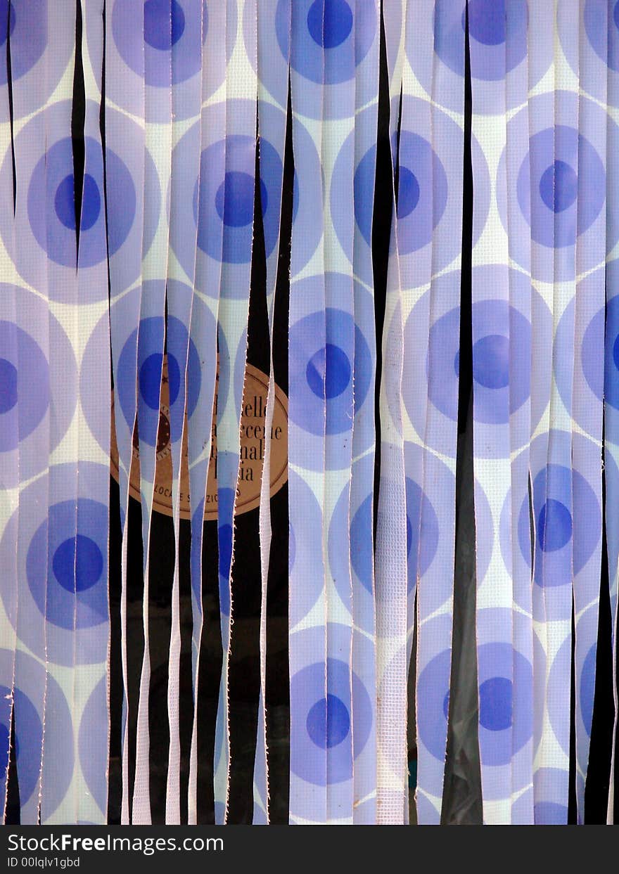 Optical Curtain With Circles